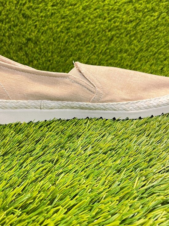 Skechers BOBS Flexpadrille HI Coast Size 10 Beige White Casual Slip On Shoes main image 6